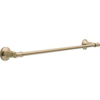 Chamberlain 24 in. Wall Mount Towel Bar Bath Hardware Accessory in Champagne Bronze | The Home Depot