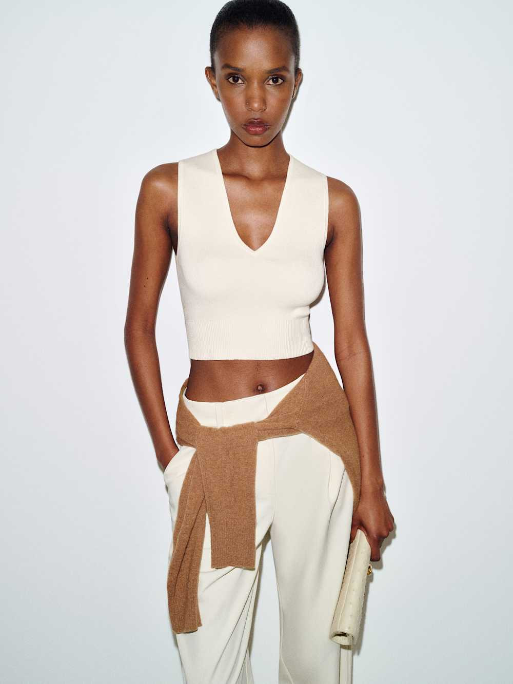 Bramble Cotton Sweater Tank | Reformation (Global)