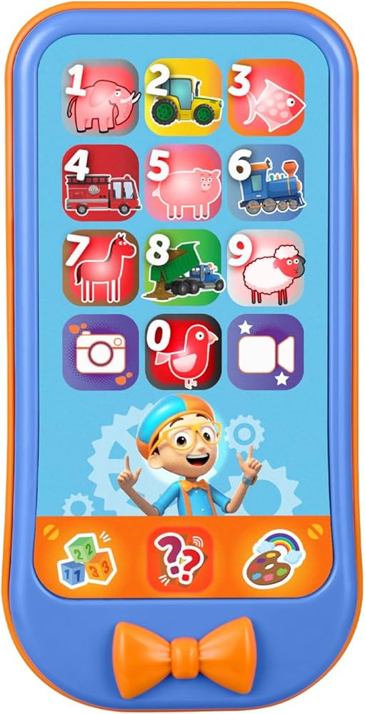 eKids Blippi Toy Phone for Kids, Toddler Toys with Preschool Learning Activities, Blippi Toys Mak... | Amazon (US)