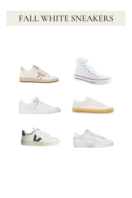 Fall Capsule - white sneakers