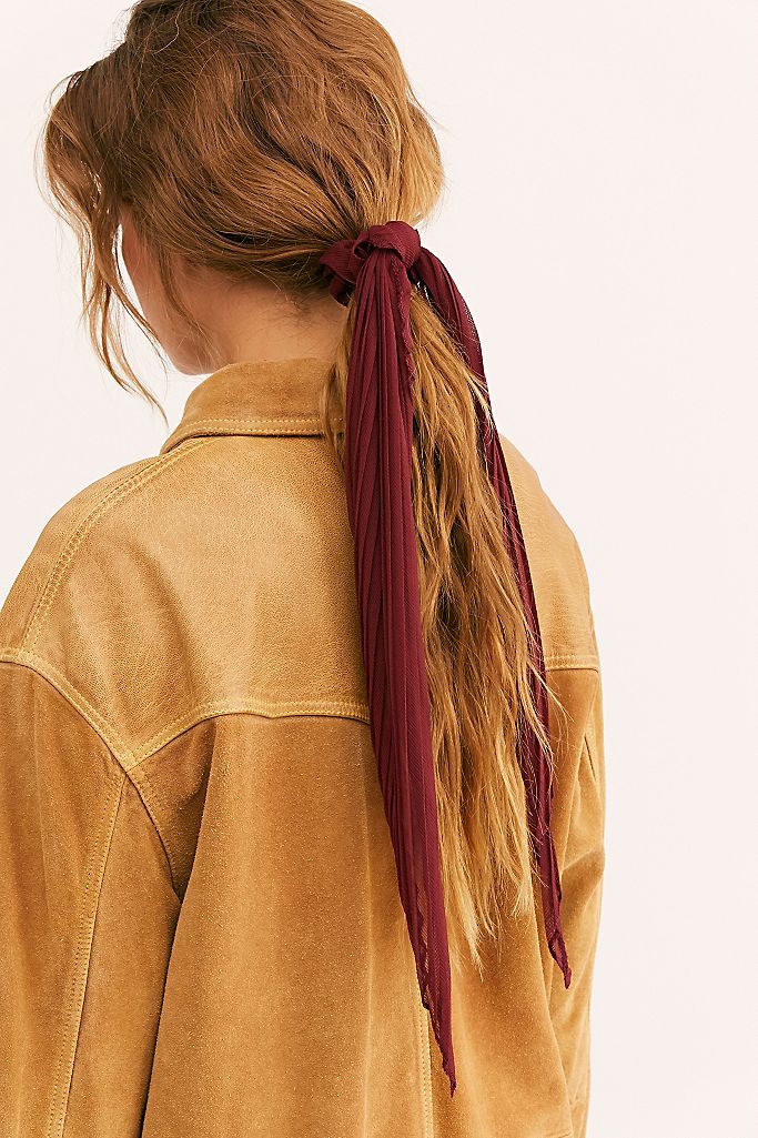 Pleated Scarf Pony | Free People (Global - UK&FR Excluded)