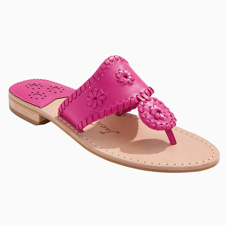 Jacks Flat Sandal - Fuchsia | Jack Rogers