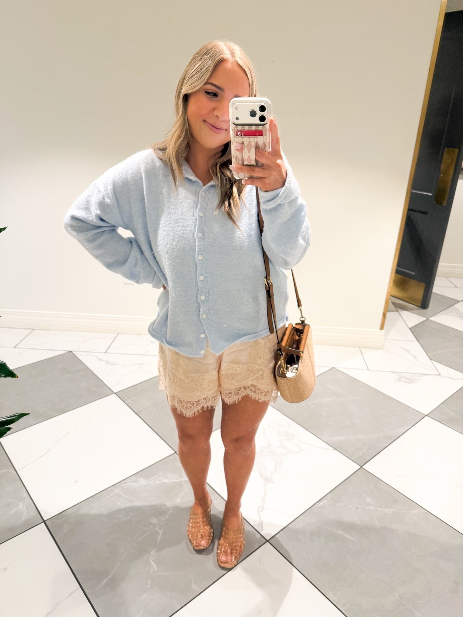 A little feminine, a little coastal, and so easy to wear🩵✨ Linked everything for yall!

#LTKootd #LTKSaleAlert