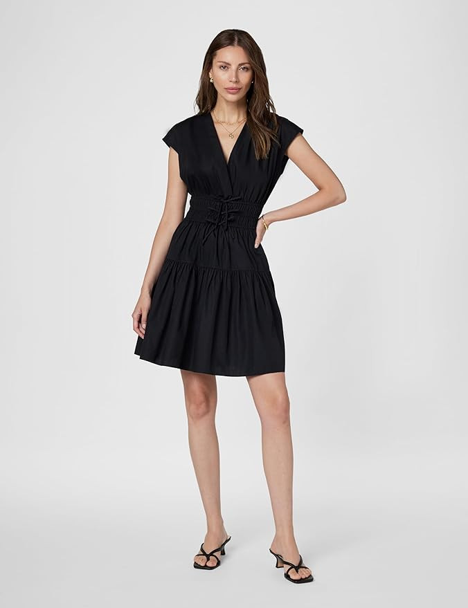 Derek Lam 10 Crosby Women's Tora V-Neck Dress | Amazon (US)