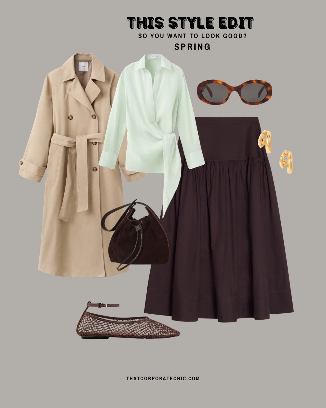 Spring outfit - smart casual look

Relaxed day look
Casual style
Spring outfit idea
Casual work outfit 
Brown flats 
Trench coat style
Chic outfit 


#LTKsummer #LTKworkwear #LTKstyletip