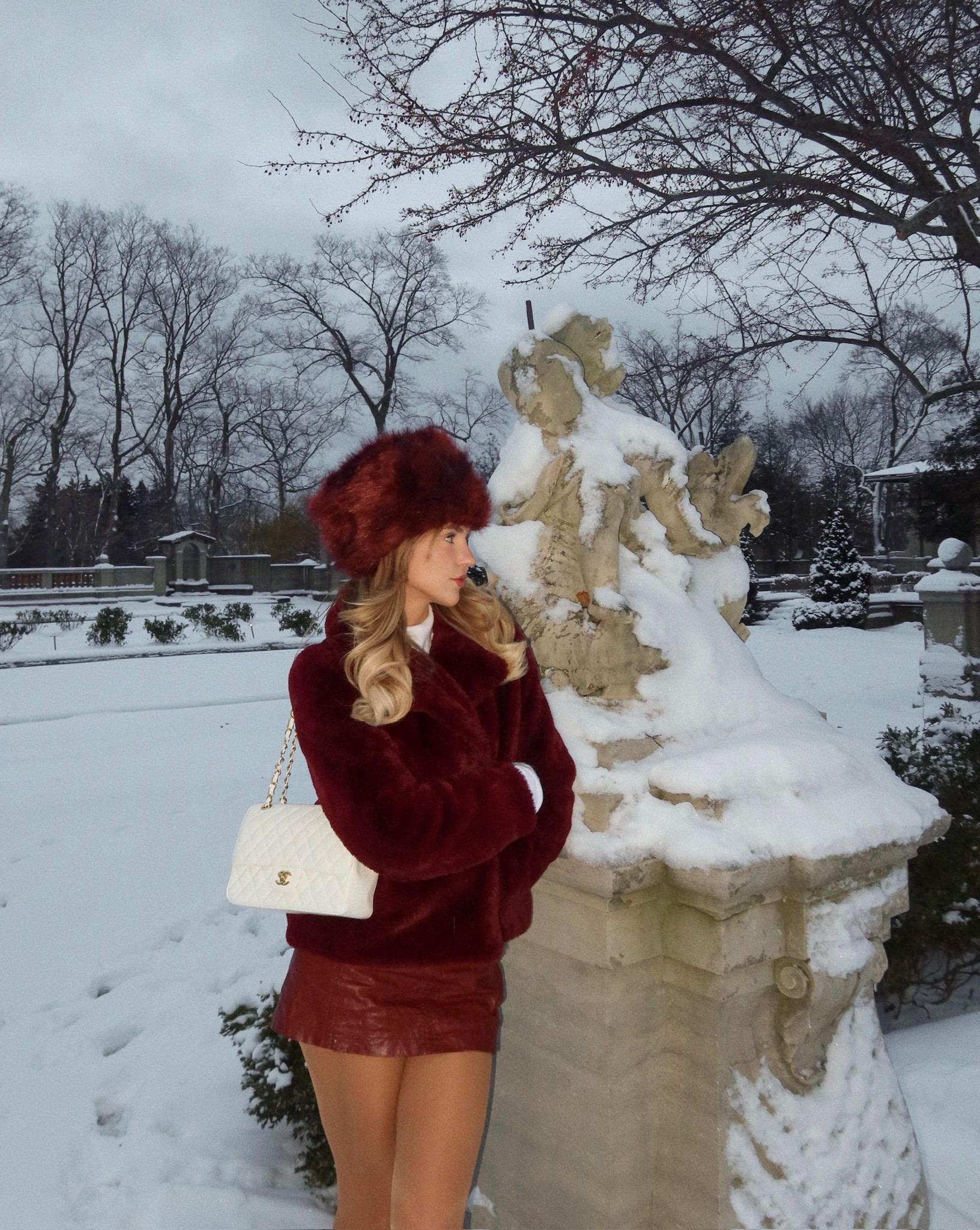 Red winter look 💋♥️ 

Winter fashion - winter outfits - fur coats - trendy fashion - fur accessories - winter accessories - cozy winter outfit 

#LTKSeasonal #LTKstyletip