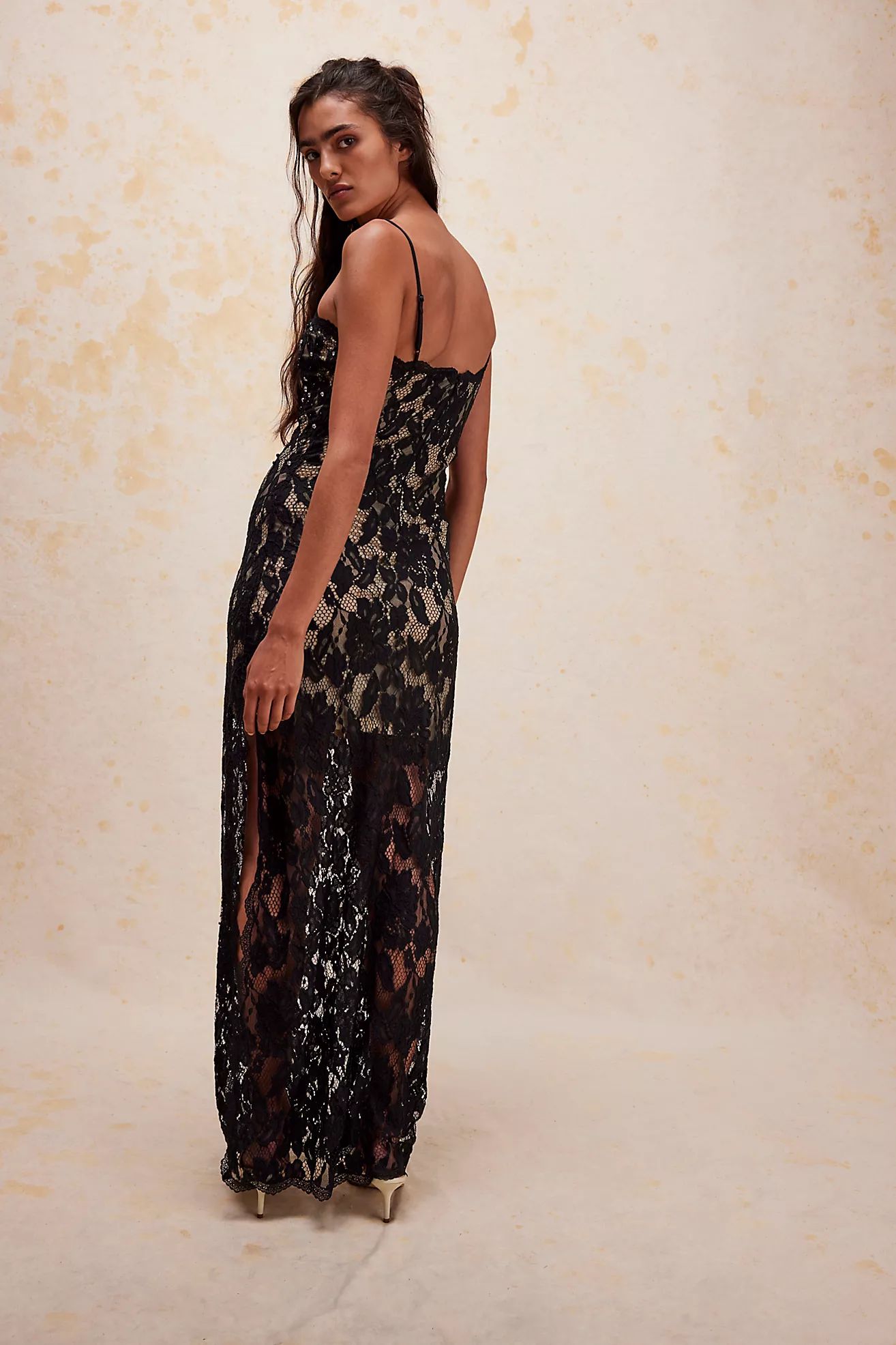 Rococo Sand Midi Lace Dress | Free People (Global - UK&FR Excluded)