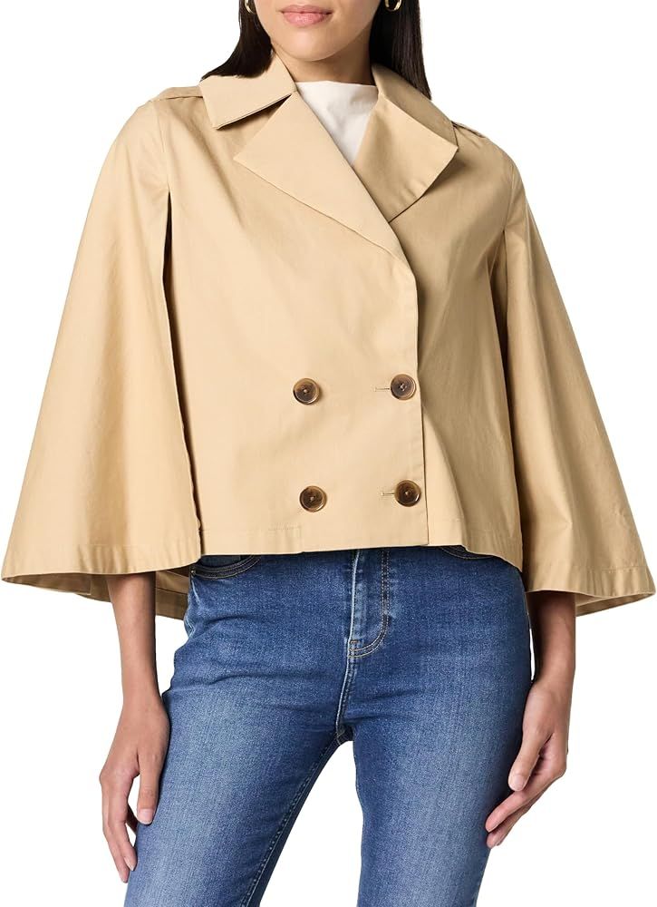 The Drop Women's Standard Hayes Cropped Trench | Amazon (US)