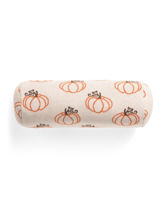 8x16 Pumpkin Bolster Pillow | TJ Maxx