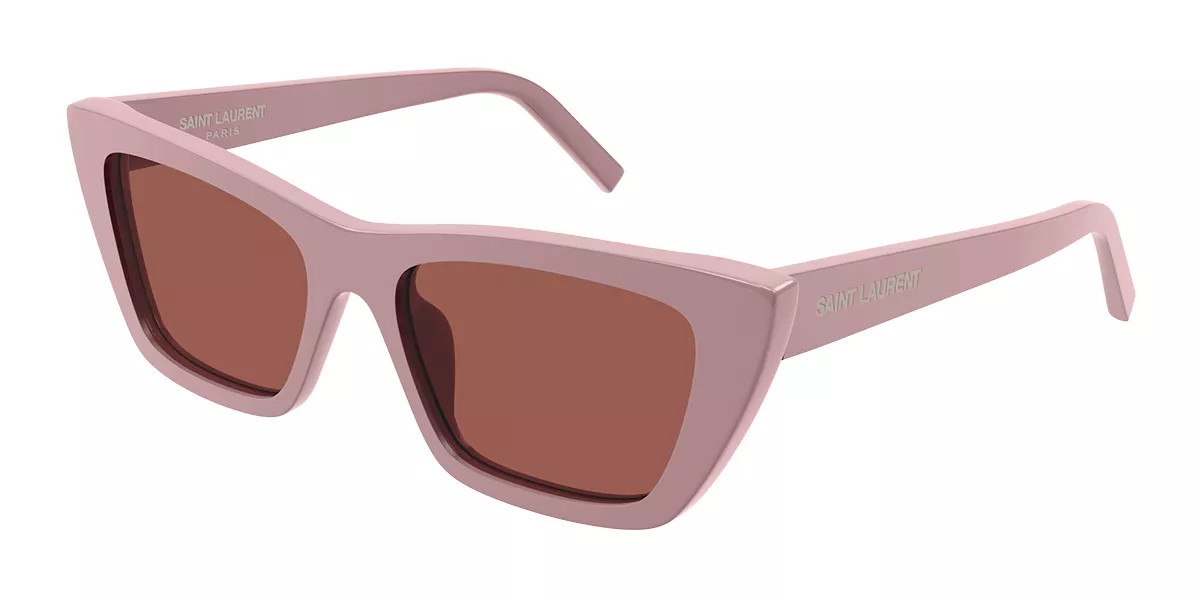 Saint Laurent SL 276 MICA 058 Women’s Sunglasses Pink Size 55 - Free RX Lenses - Free RX Lenses | SmartBuyGlasses Global