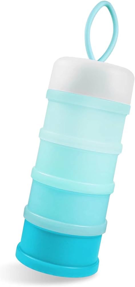 Baby Formula Dispenser on The Go, Portable Formula Container to Go, Non-Spill Stackable BPA Free ... | Amazon (US)
