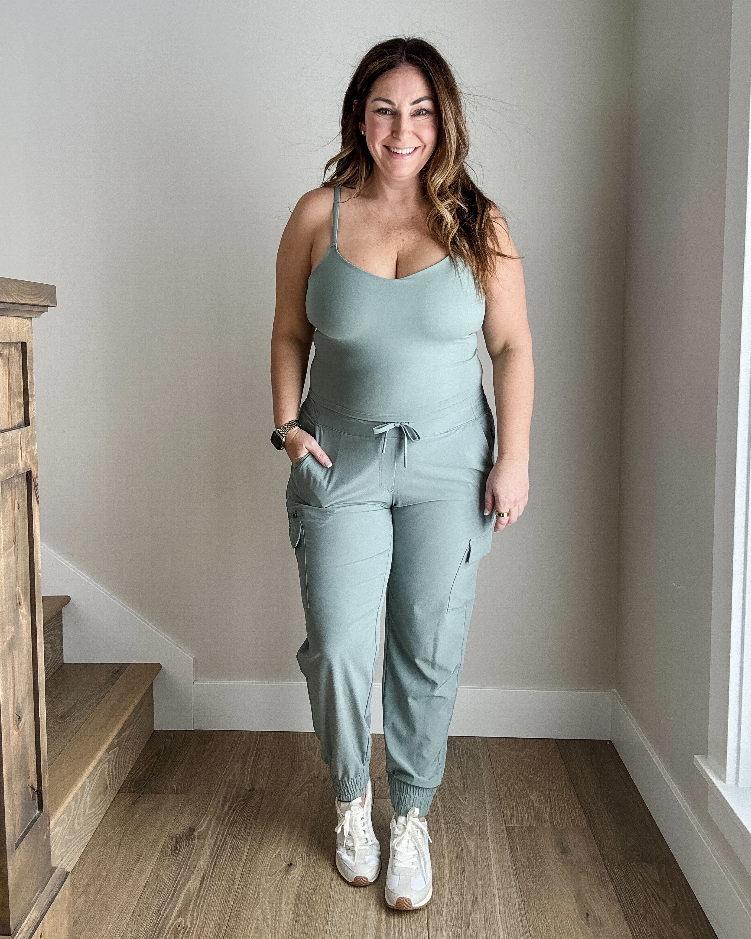 Sage Green Spring Midsize Athletic Look #athleisure #workoutoutfit #targetstyle Wearing tank in large but need XL and Joggers in L 

 

#LTKActive #LTKFindsUnder50 #LTKFitness