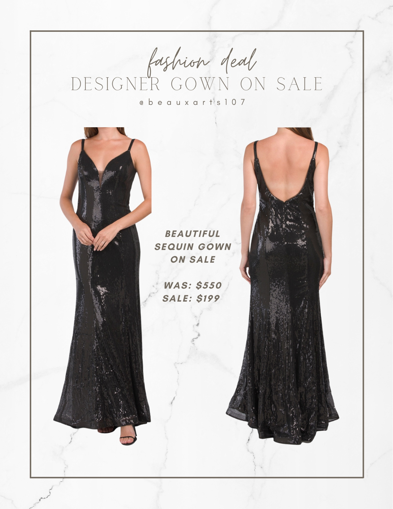 Save over 50% off on this gorgeous sequin gown! 

#LTKSale #LTKsalealert #LTKhome