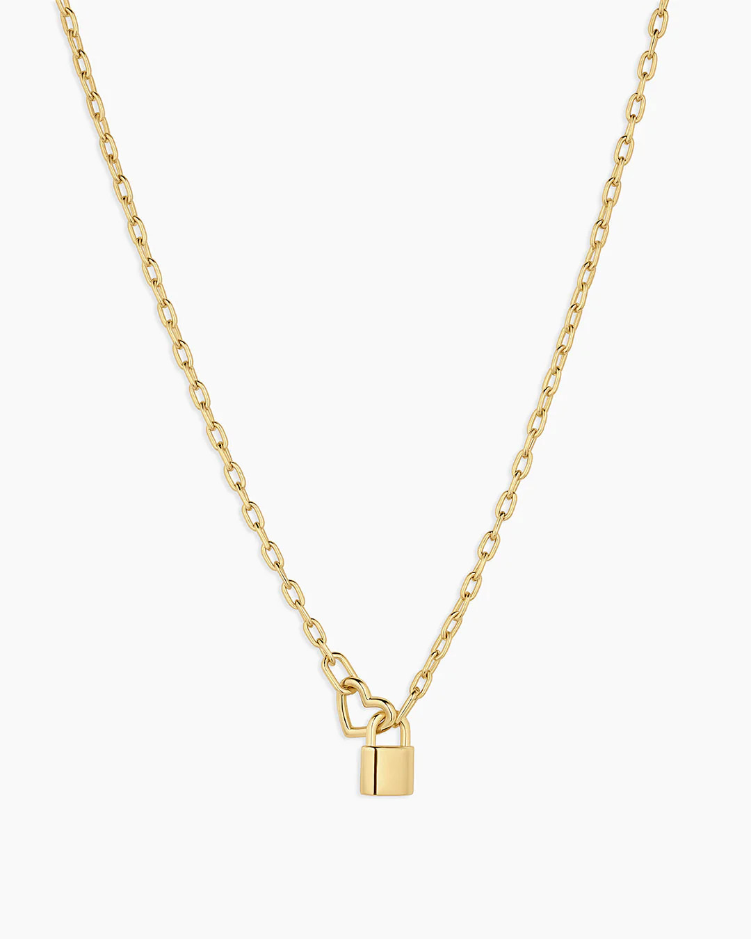 Heart Padlock Interlocking Necklace | gorjana