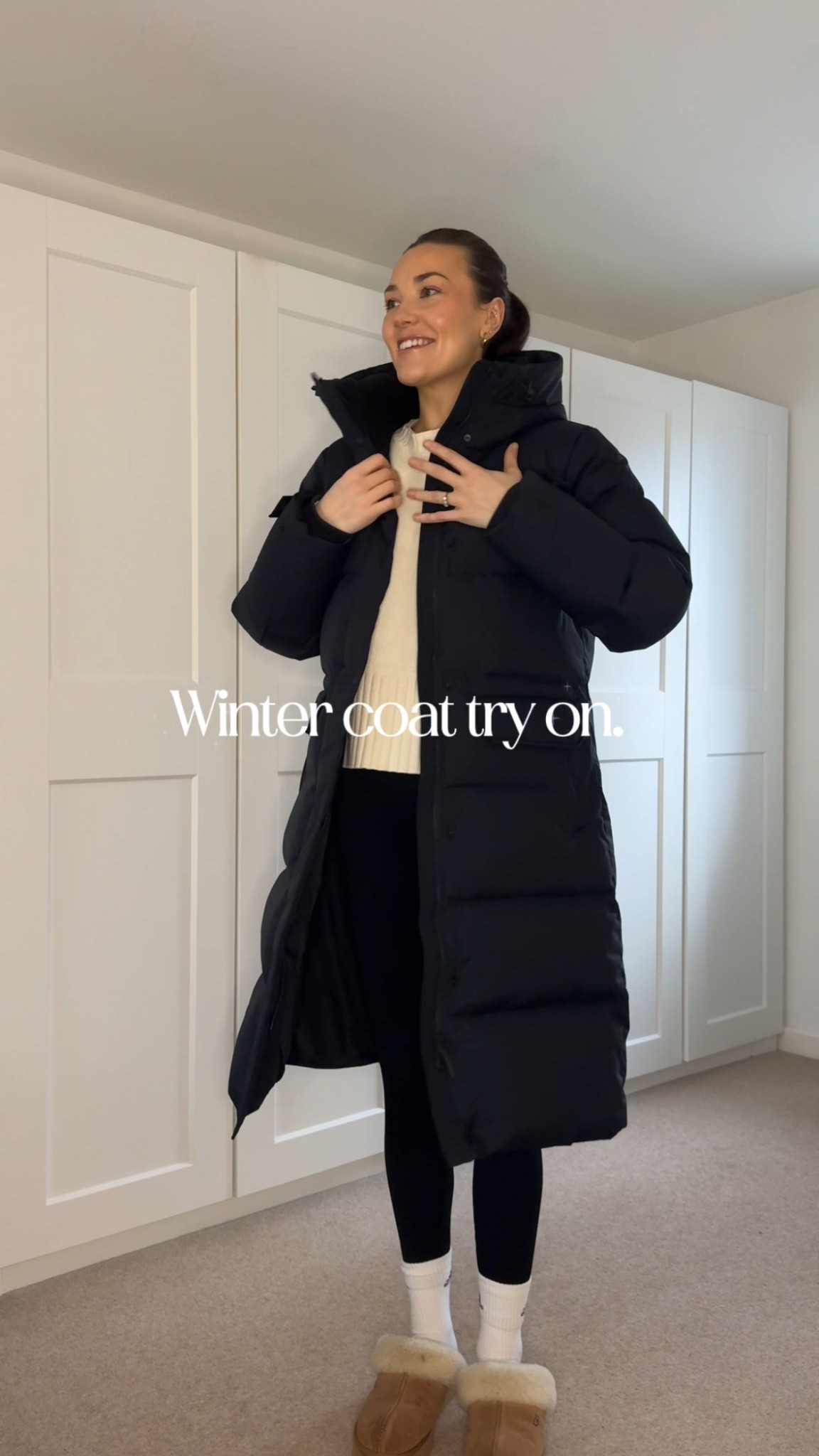 Uniqlo coat #wintercoat #puffercoat