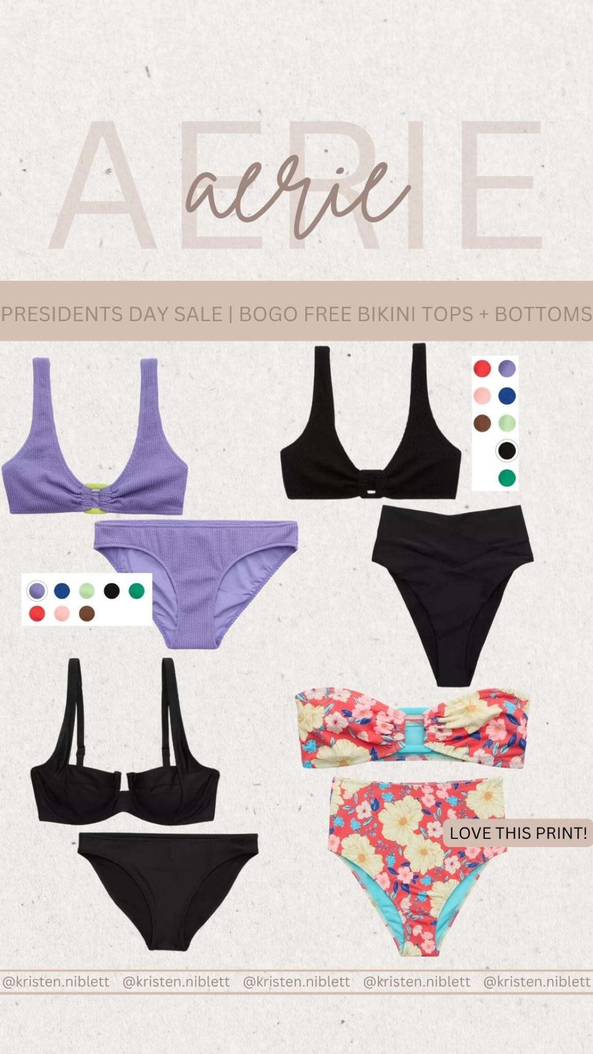 Aerie swim on sale // These are perfect for spring break! 

#LTKSeasonal #LTKswim #LTKsalealert