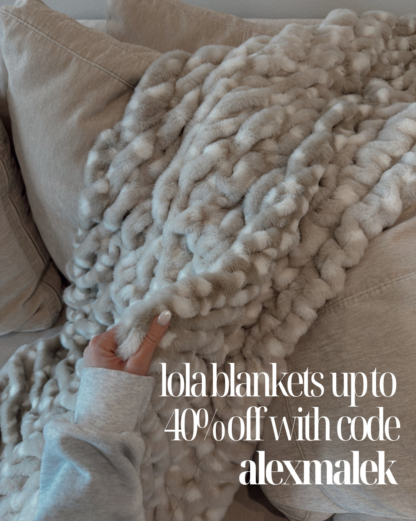 FAWN PRINT IS BACK IN STOCK!!!! Lola blankets discount code is ALEXMALEK  🙌🙌The absolute best blankets in the world! Living room decor home decor home inspo fawn print 

#LTKHome #LTKmorningroutine #LTKselfcare