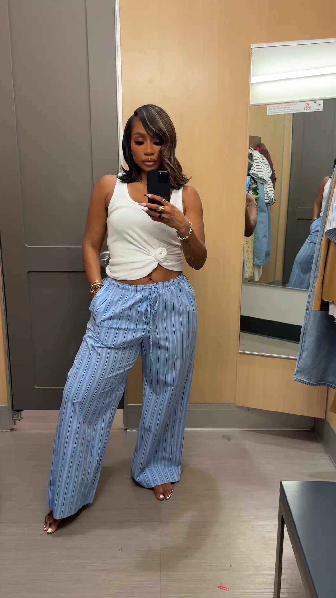 Casual outfit inspo! Pair with sneakers or sandals during warmer weather! 

#LTKMidsize #LTKootd