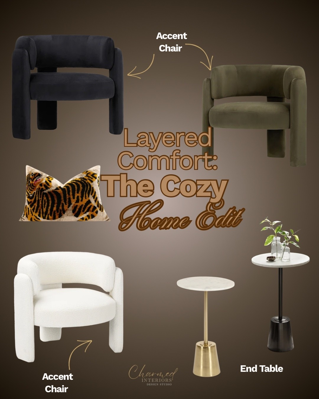 If your space feels unfinished, it’s usually not what you’re missing… it’s how it’s layered 🤎

Adding pieces like this—chairs, texture, and small tables—instantly makes any space feel warmer and more intentional

Works for bedrooms, living rooms, or even a cozy nook

Shop the full edit ✨
#StyledByCharmed

#LTKHome #LTKU #LTKSaleAlert