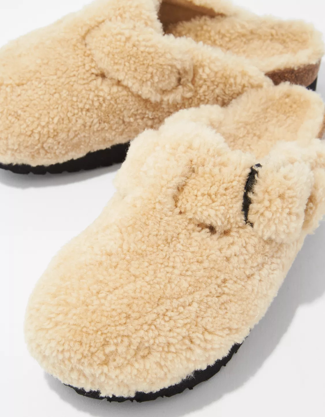 Birkenstock Women's Boston Big Buckle Shearling Clog | American Eagle Outfitters (US & CA)