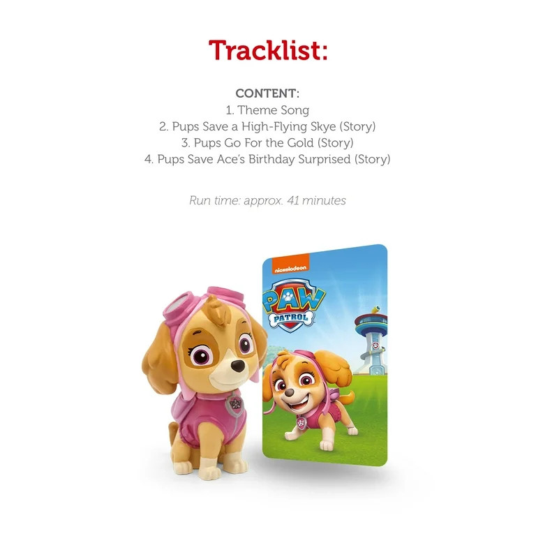 Tonies Skye from Paw Patrol, Audio Play Figurine for Portable Speaker, Small, Multicolor - Walmar... | Walmart (US)