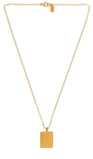 Say My Name Initial Necklace in Gold | Revolve Clothing (Global)