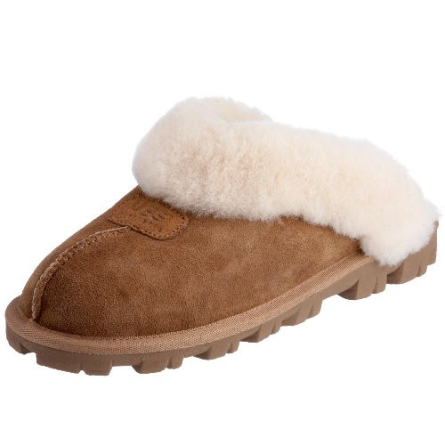 UGG Women's Coquette Chestnut Slipper - 10 B(M) US | Amazon (US)