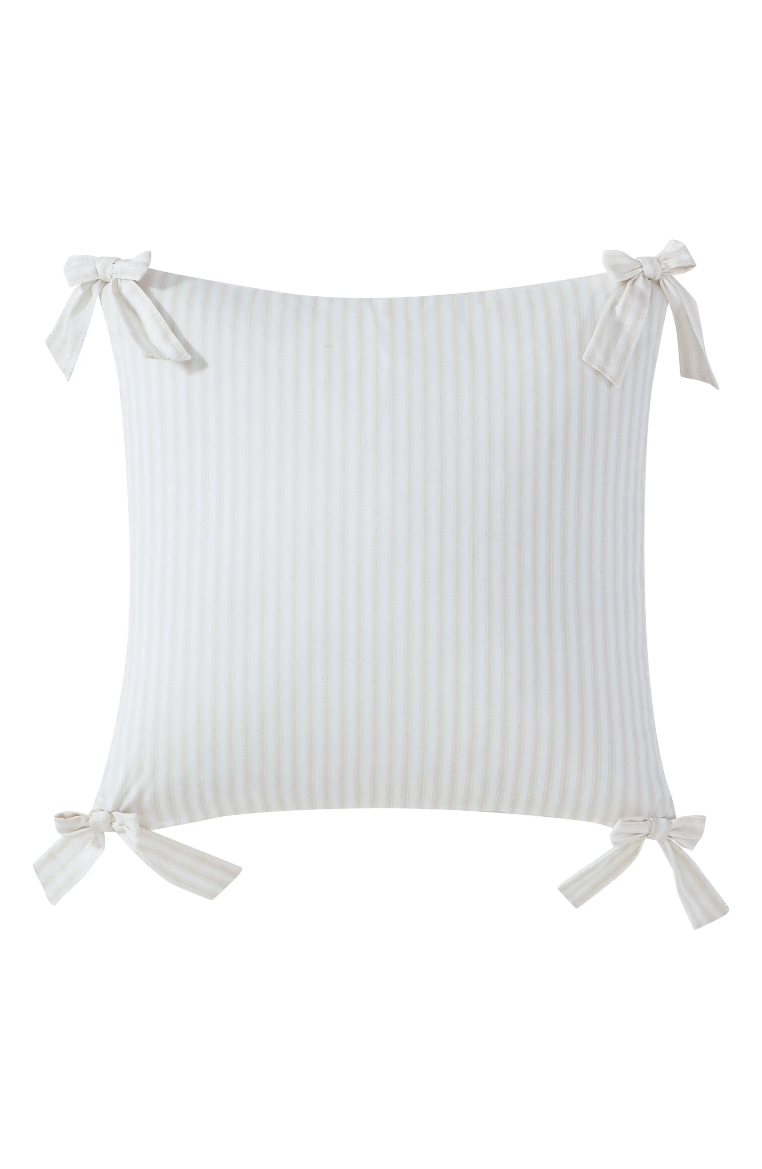 Pinstripe Bow Accent Pillow | Nordstrom | Nordstrom