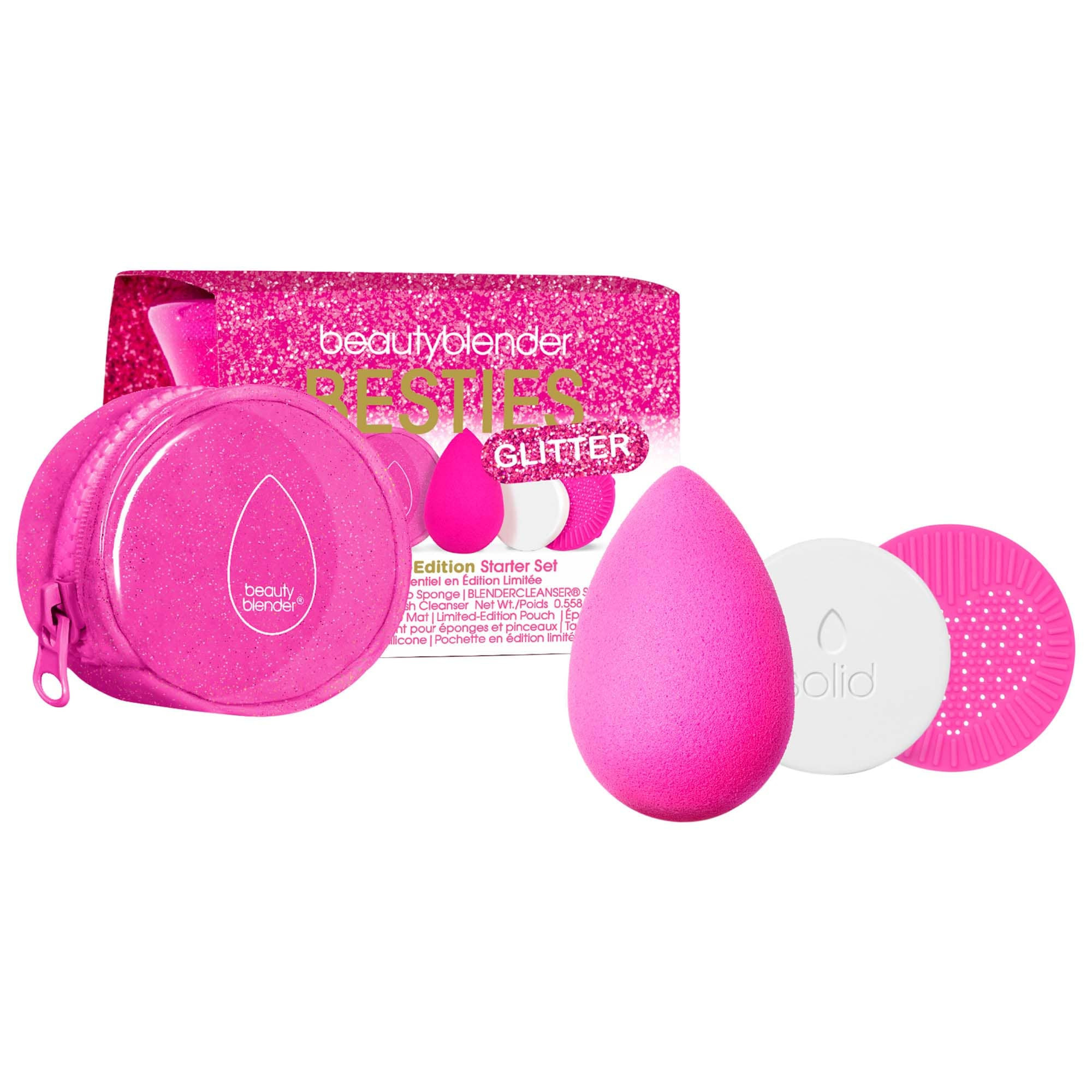 Beautyblender BESTIES GLITTER Blend & Cleanse Starter Set | Sephora (US)