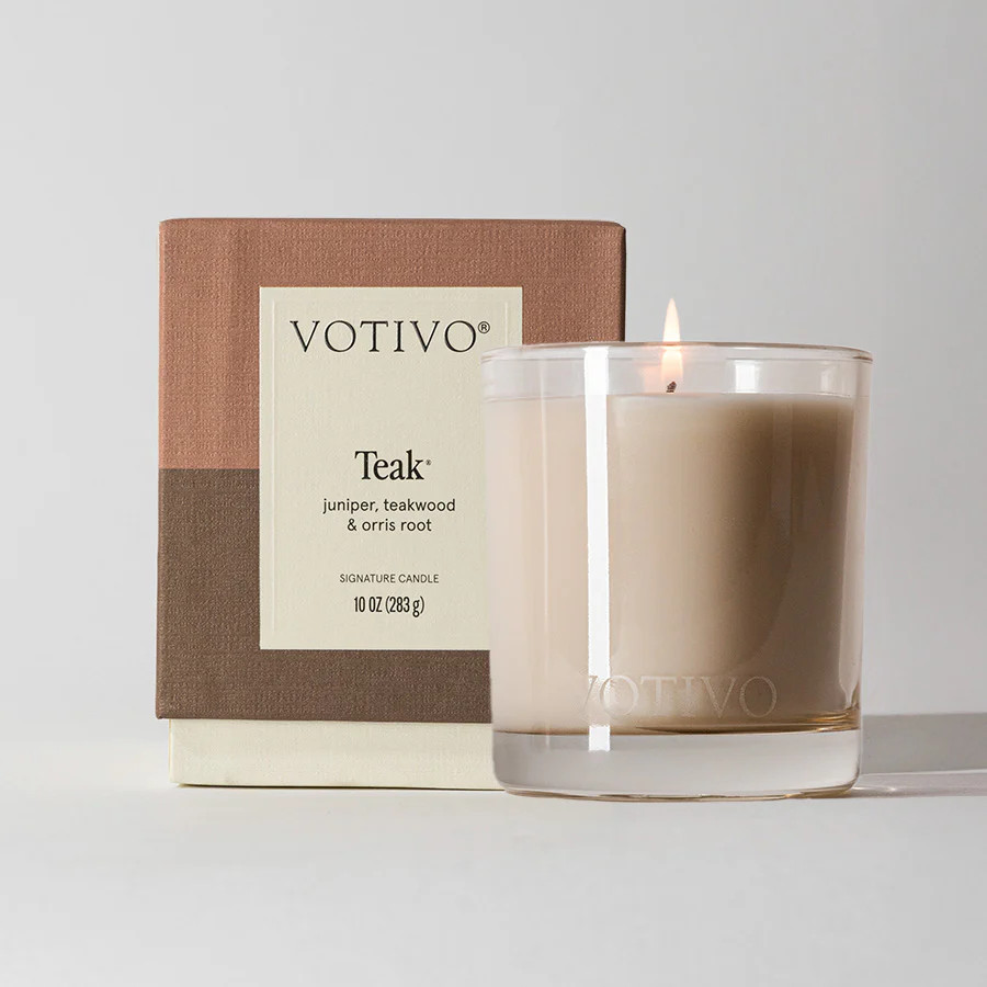 Teak 10 oz. Signature Candle | Votivo