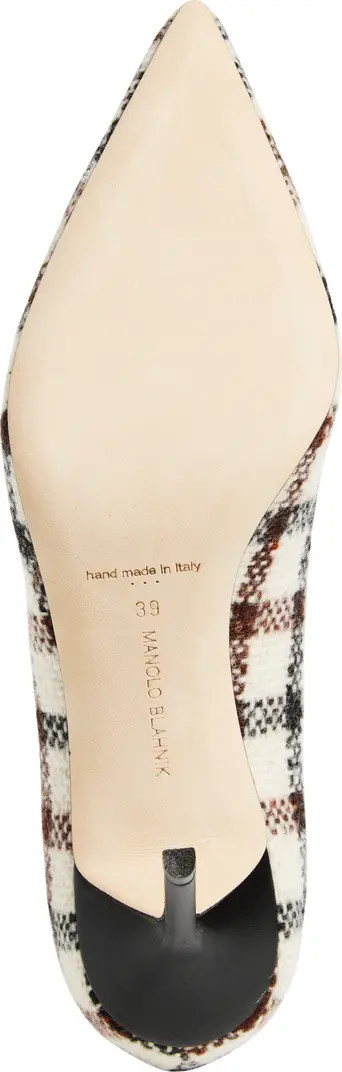 Manolo Blahnik BB Pointed Toe Tweed Pump (Women) | Nordstrom | Nordstrom