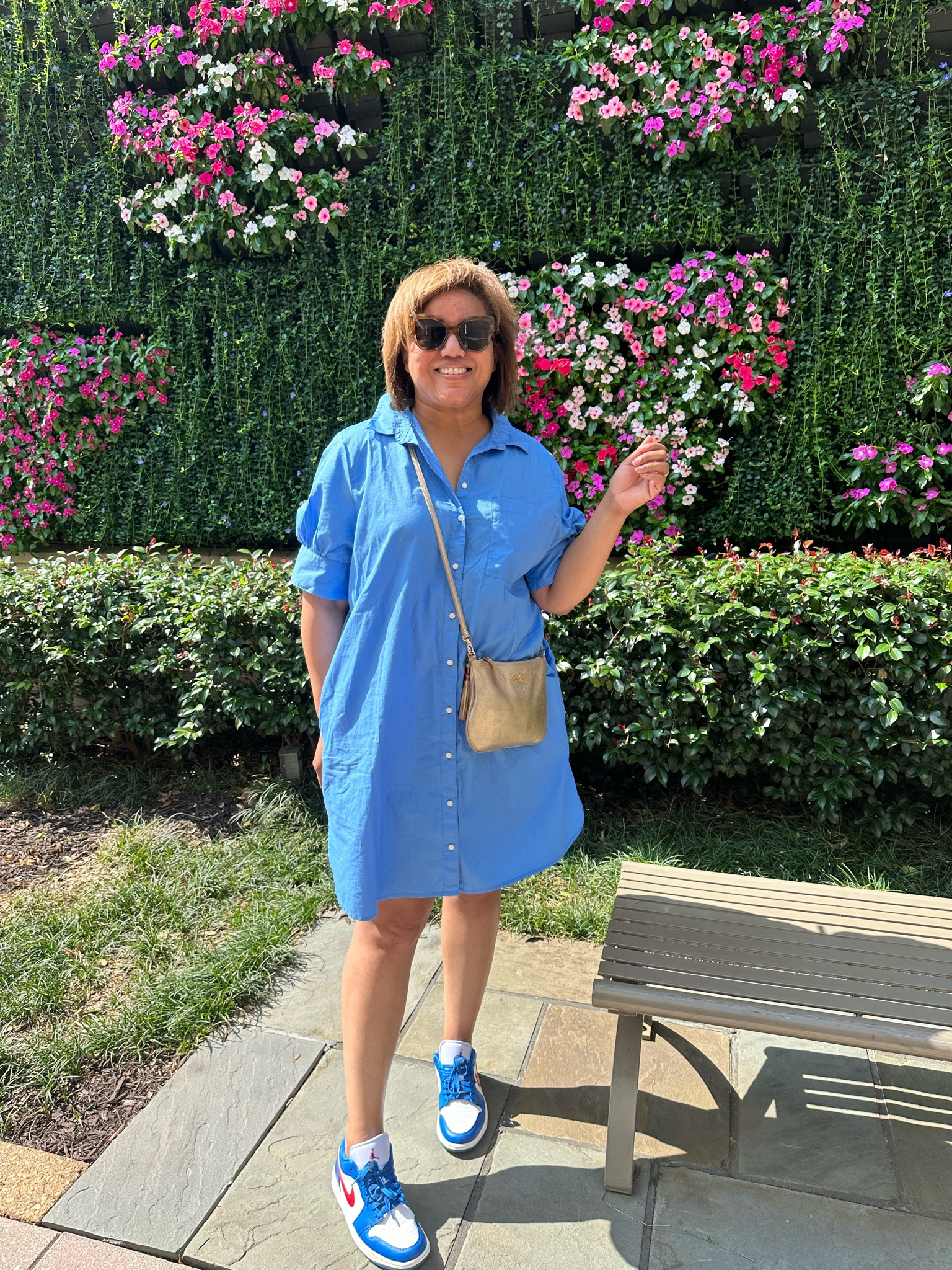 OOTD! Have the best Saturday!  This gorgeous oversized shirtdress has an oversized fit! 🩵🩵🩵🩵

#LTKcurves #LTKunder50 #LTKshoecrush