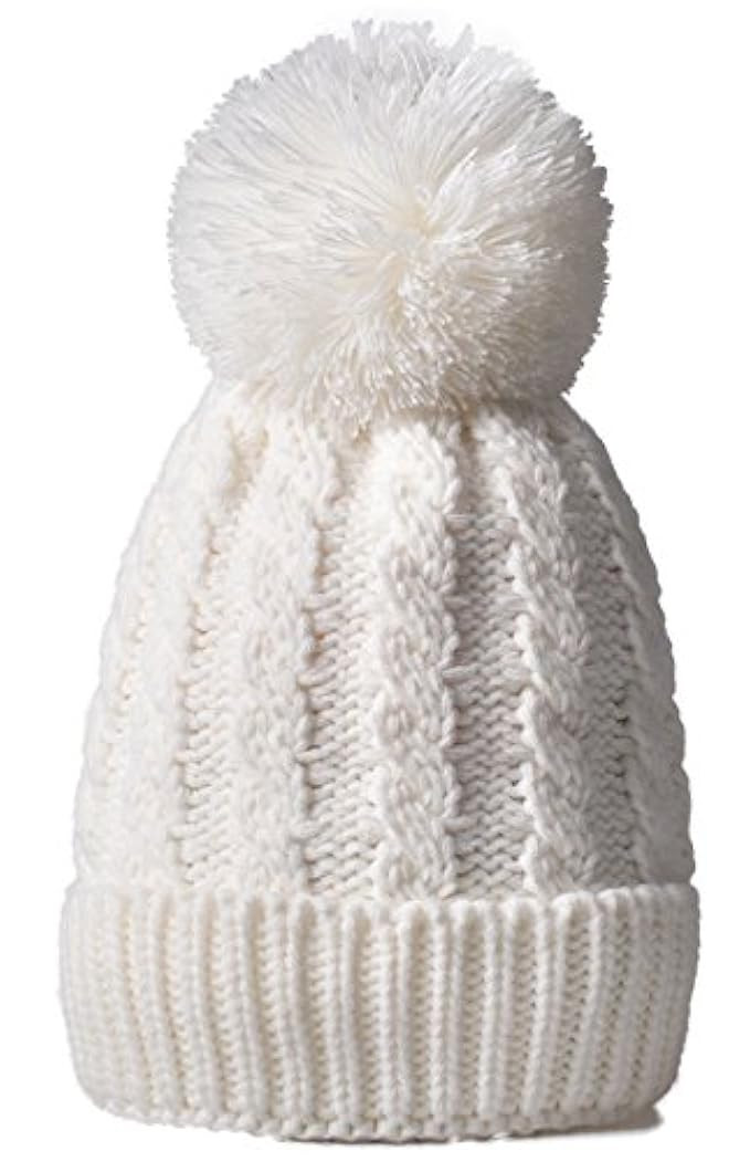 MTR Women's Winter Beanie Warm Fleece Lining - Thick Slouchy Cable Knit Skull Hat Ski Cap | Amazon (US)