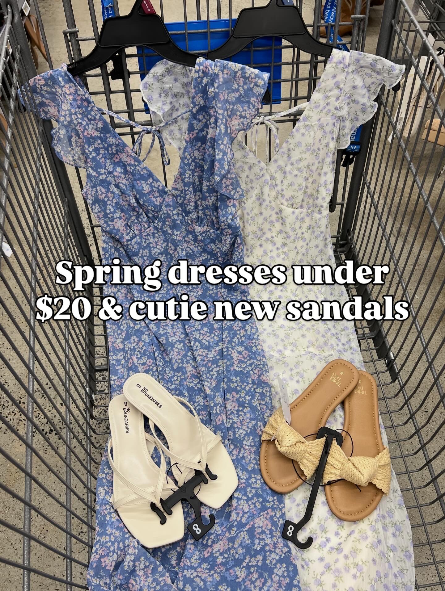 Walmart spring dresses these are a polyester chiffon, good length, around $20! #springstyle dresses Easter outfit 