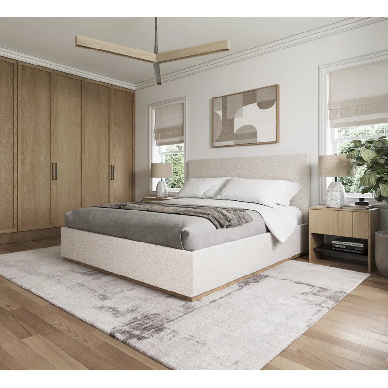 Monaco Upholstered Bed with Soft Corners, Edvards | Wayfair North America