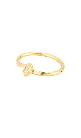 Eddie Borgo Knotted Bangle Bracelet in Metallic Gold. | Revolve Clothing (Global)