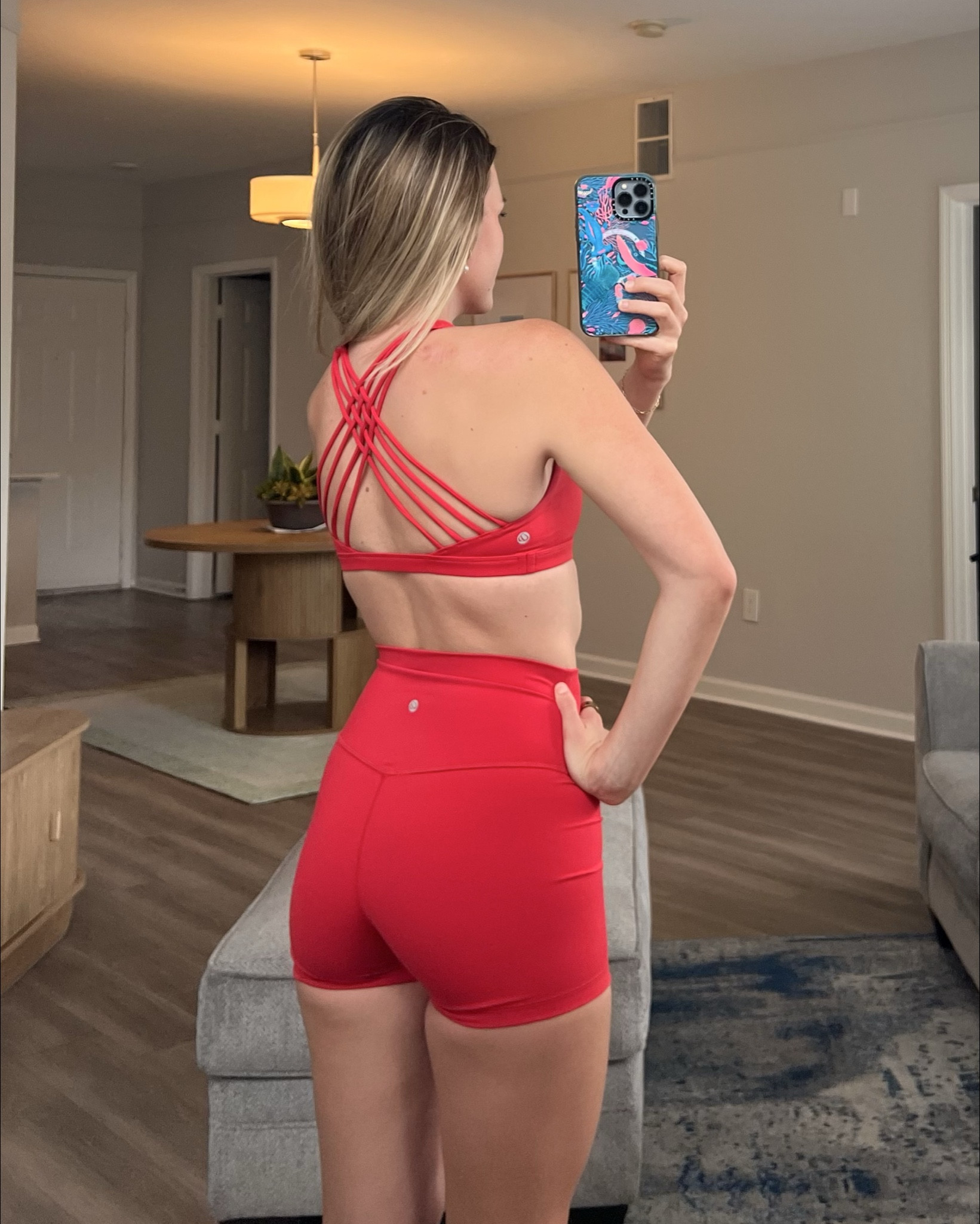 crz yoga workout set ♥️ xs bra and small shorts (the tops run a tad large) adding a few more options in the deep red color!

#LTKActive #LTKPetite #LTKStyleTip