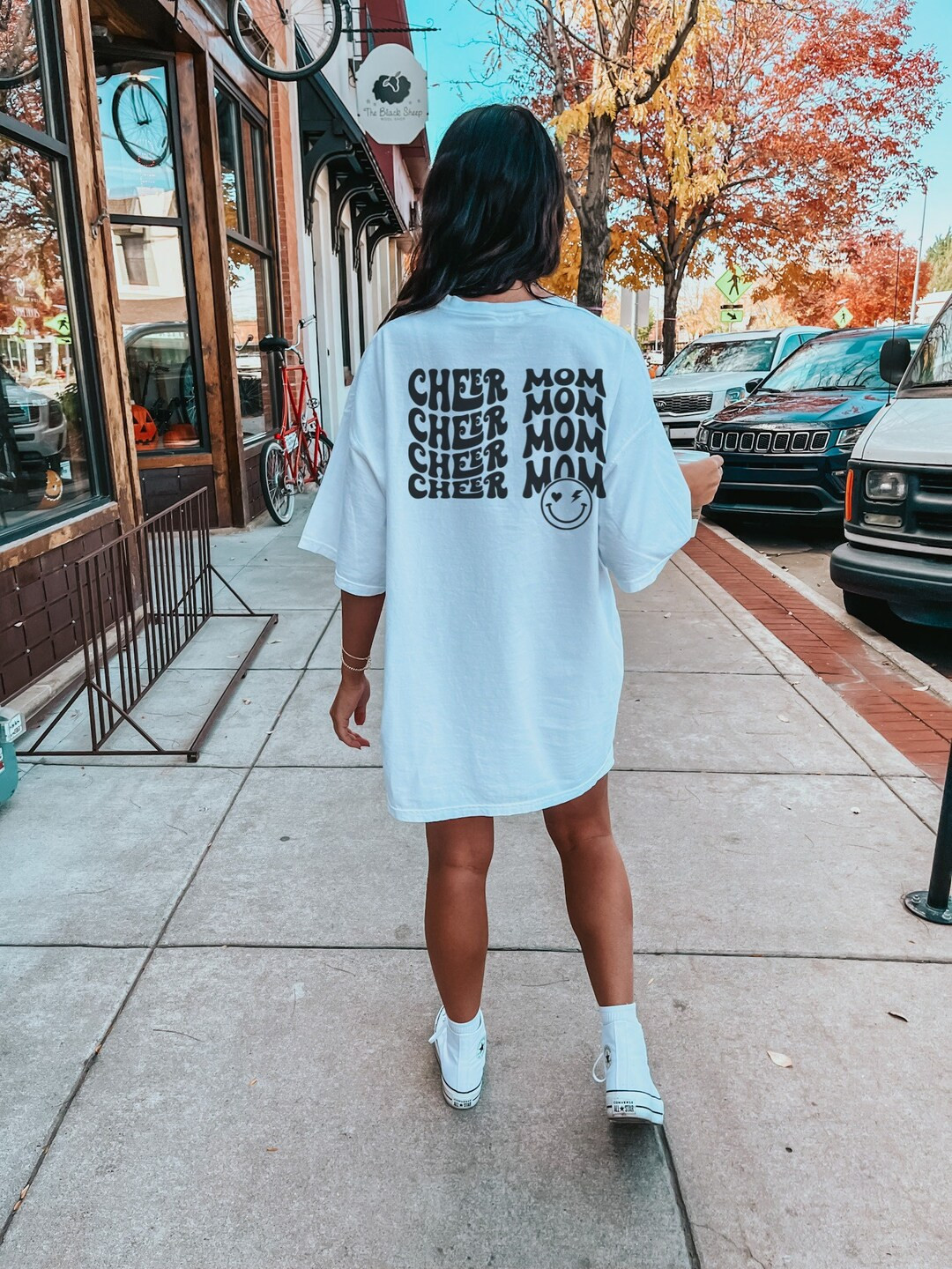 Retro Cheer Mom Comfort Colors Shirt Cheerleading Mama Cheer - Etsy | Etsy (US)