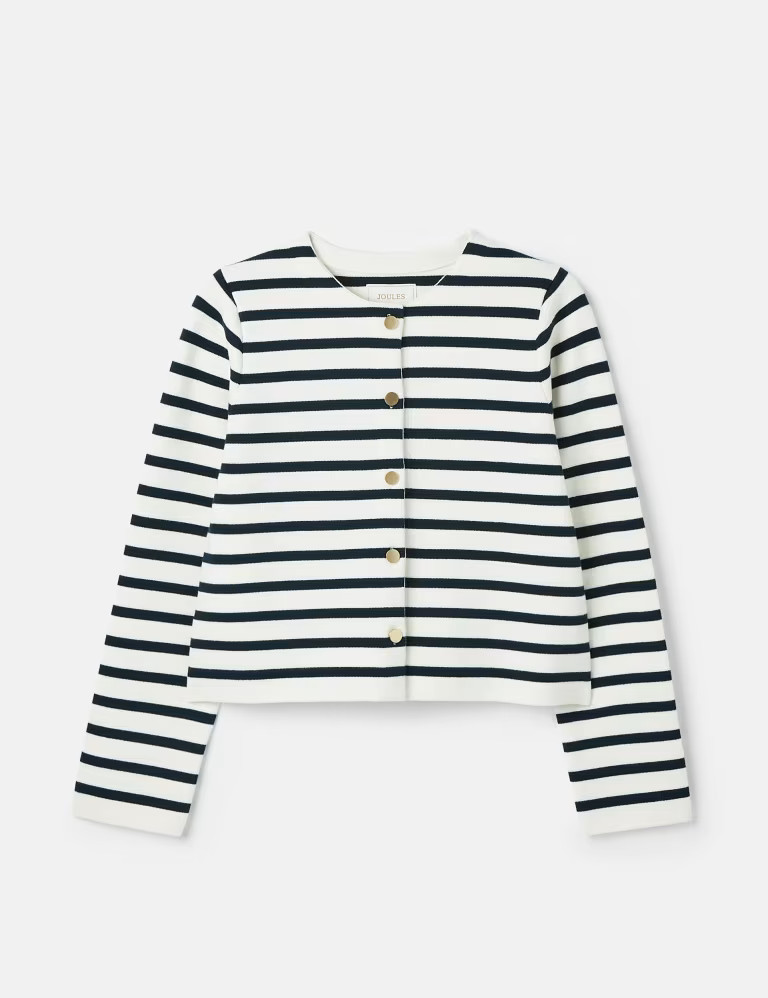 Pure Cotton Striped Cardigan | Marks & Spencer (UK)