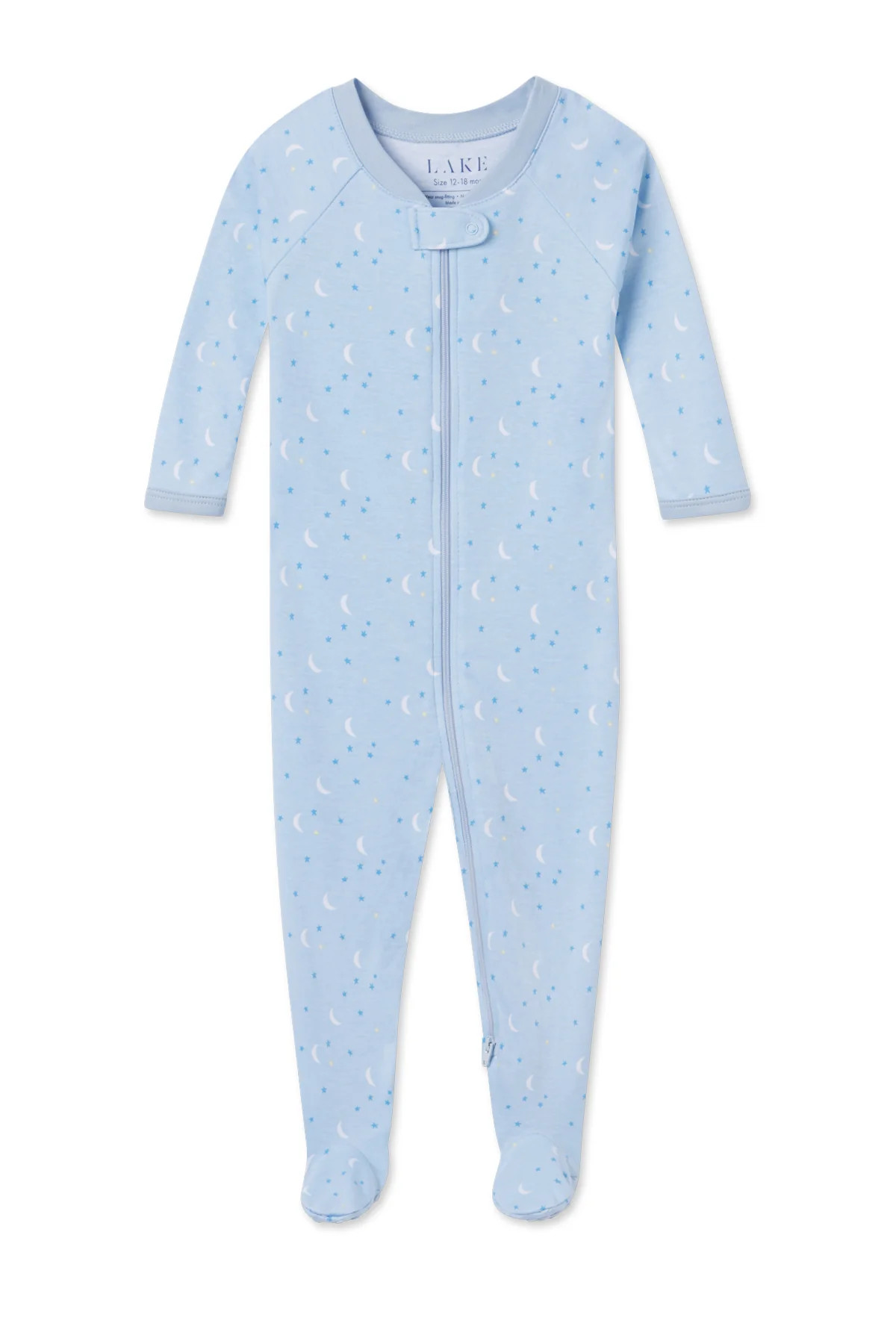 Baby Sleeper in French Blue Starry Night | Lake Pajamas