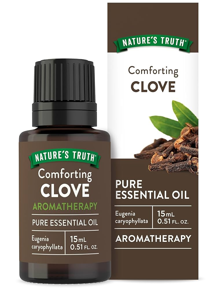 Nature's Truth Clove Essential Oil | 15 mL | for Diffuser, Aromatherapy, and DIY Projects | Pure ... | Amazon (US)