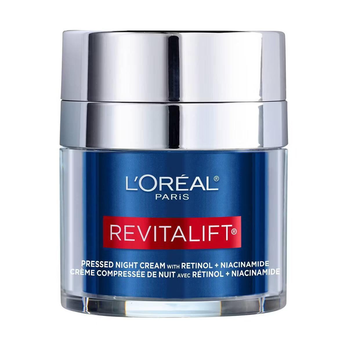 L'Oreal Paris Revitalift Pressed Night Moisturizer with Retinol and Niacinamide - 1.7oz | Target