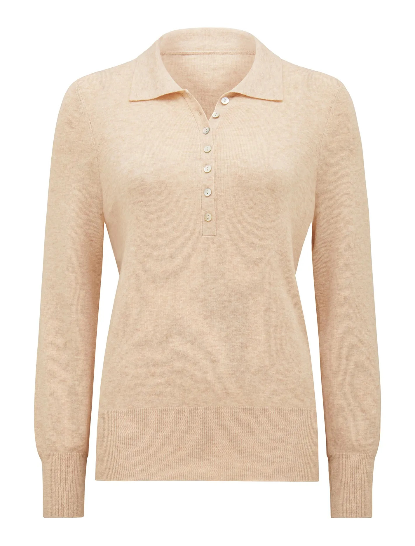 Olive Button-Through Polo Jumper | Forever New (AU)