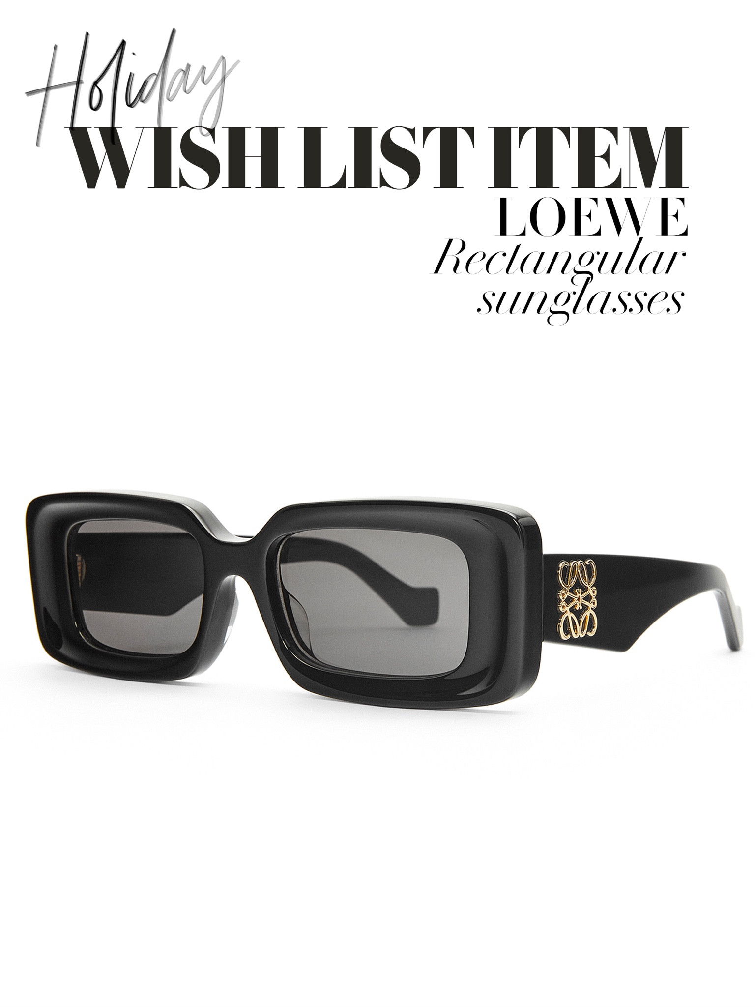 Loewe does it again for summer 🖤🖤
Designer sunglasses | Summer accessories | Loewe rectangular sunglasses | Black statement sunnies 

#LTKluxury #LTKuk #LTKsummer