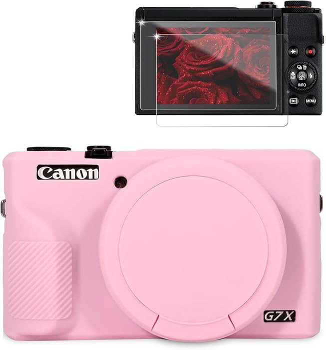 Case for Canon G7X Mark III Camera, Soft Silicone Protective Case, Powershot G7X Mark III Sleeve ... | Amazon (US)