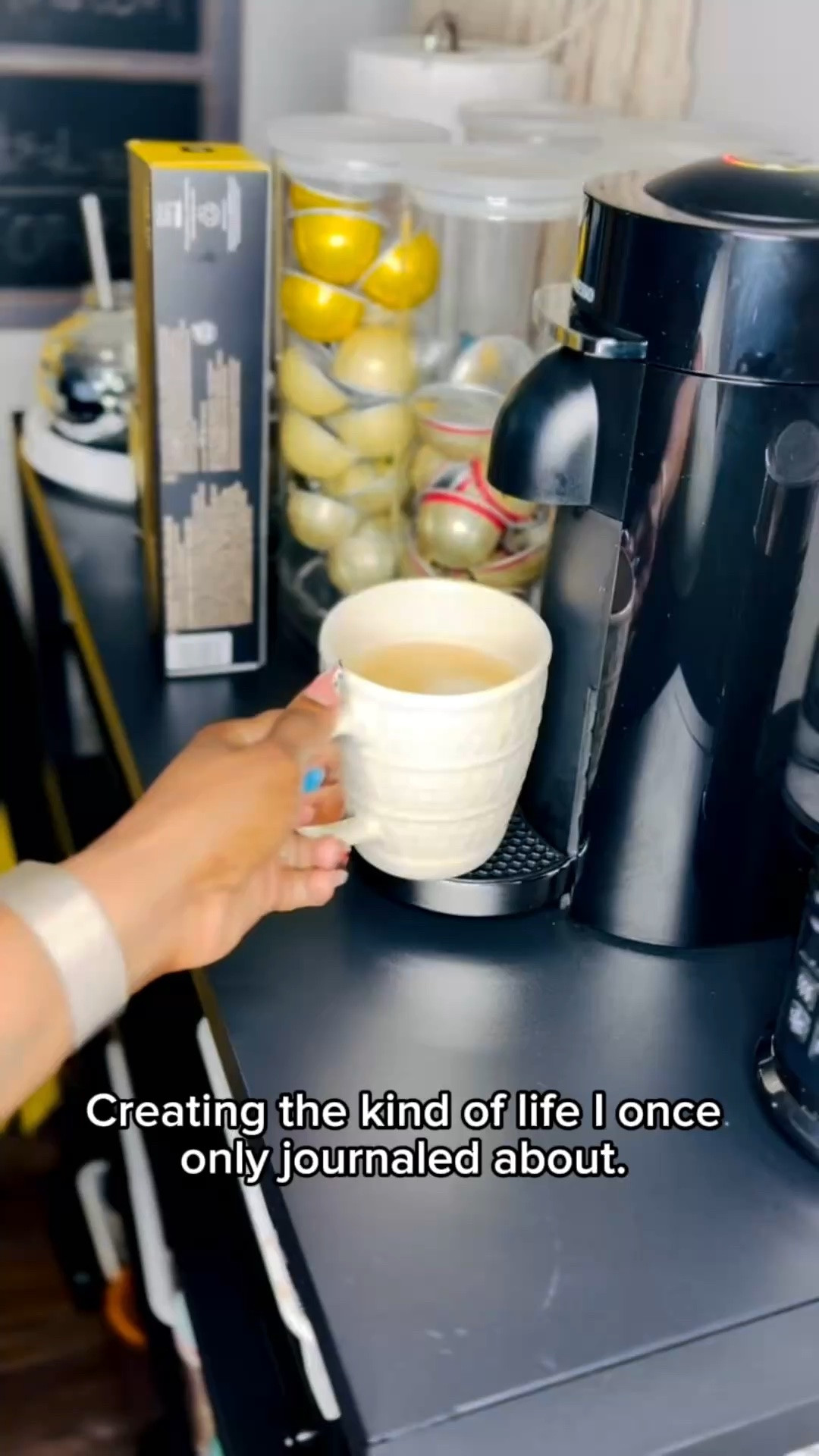 @Nespresso
@Michael Kors US 
@GlamAholic 
@Steve Madden US

#LTKdayinmylife #LTKgrwm #LTKselfcare