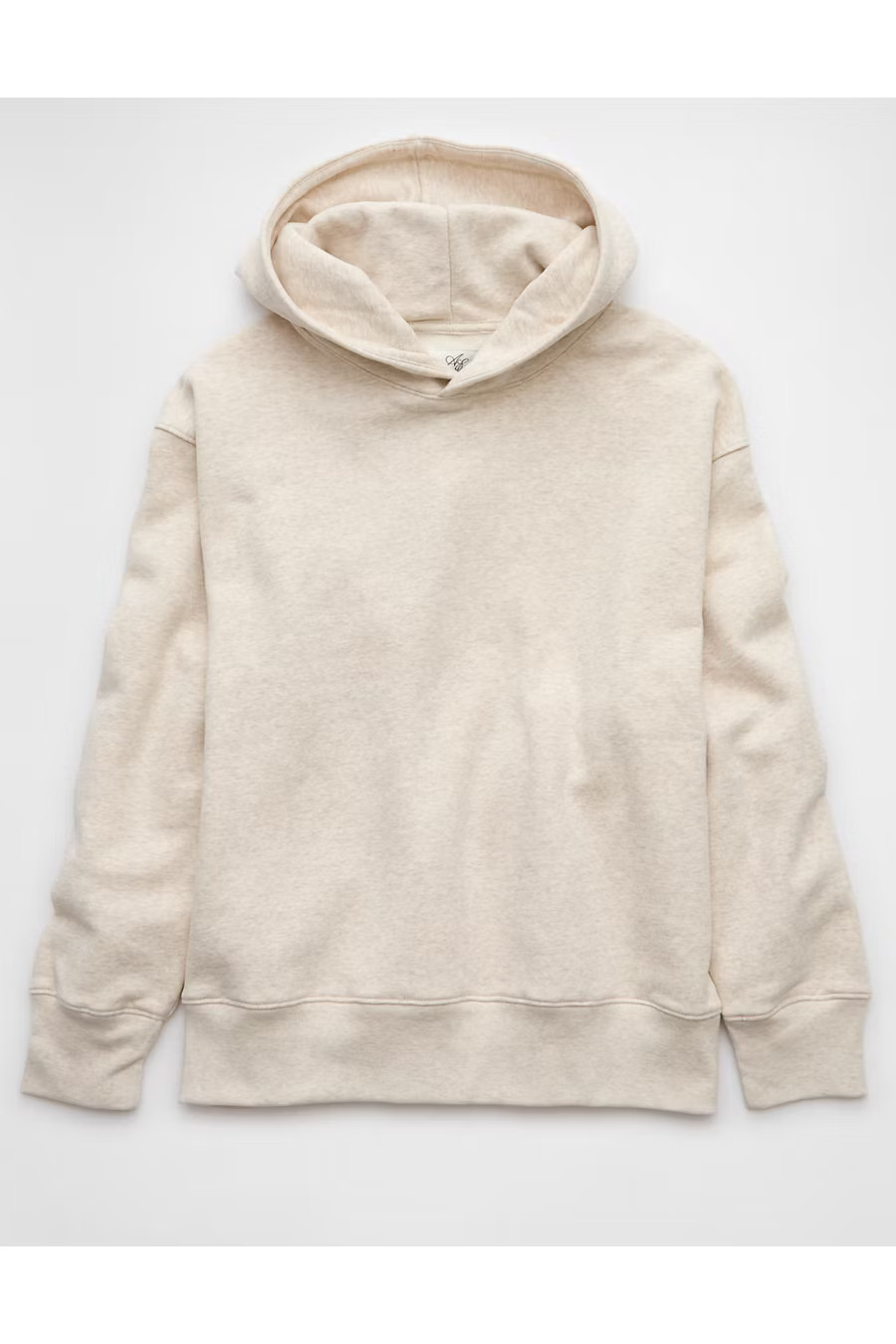 AE Everyday Luxe Hoodie Women's Sand XXS | American Eagle Outfitters (US & CA)
