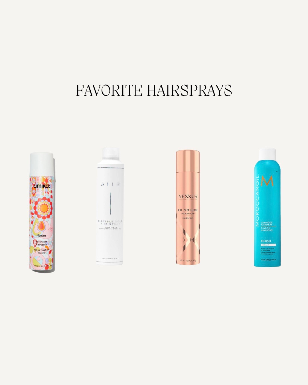 Go-to hairsprays as a bridal hairstylist!! #hair #hairmusthaves #hairstyling