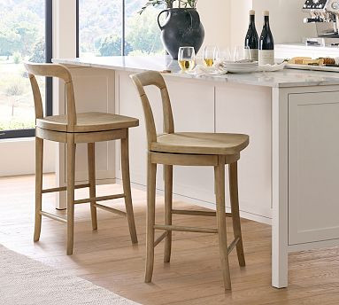Cline Swivel Counter Stool | Pottery Barn (US)