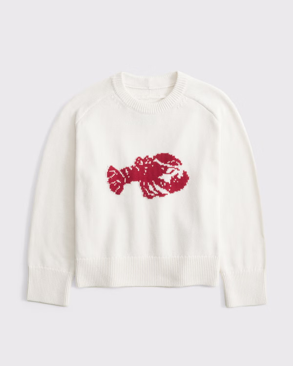 The A&F Madeline Lobster Crew Sweater | Abercrombie & Fitch (US)